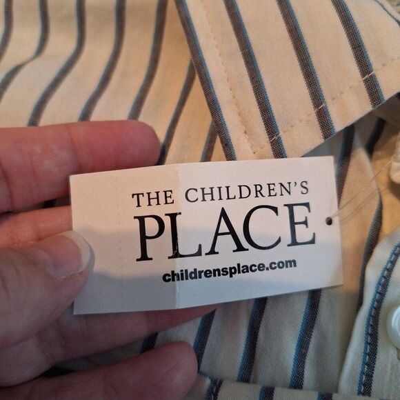 The Children's Place Boys Size Medium 7/8 Button Down Shirt Wedding Church New - Picture 5 of 12